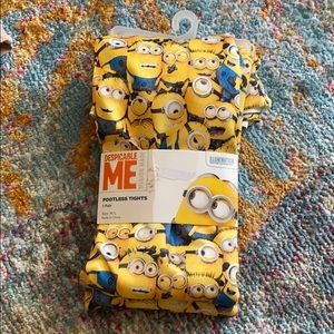 5/$20 Despicable Me footless tights